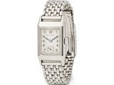 une photo d'une montre-bracelet pour femme avec un cadran blanc