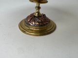 a candle that is sitting on top of a table