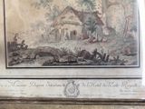 a picture of a painting on the wall of a house