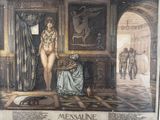 an image of a painting of a woman standing next to a man in a room