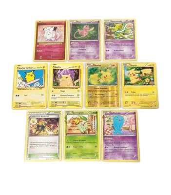 jeu de cartes à collectionner pokemon avec beaucoup de cartes différentes