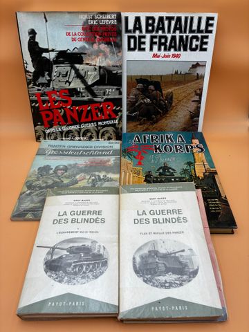 Lot de 6 livres sur les Blindés : La guerre des blindés en 2 tome...