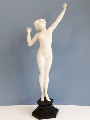 Paul PHILIPPE (1870-1930) : "L'éveil". Epreuve en marbre. Signée sur l - Photo 1