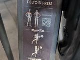 a close up of a sign on the side of a bike