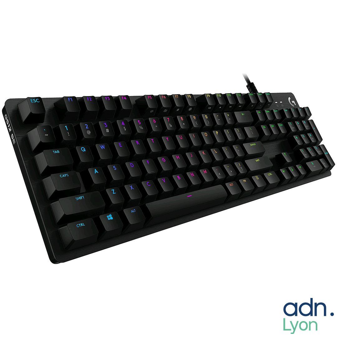 Clavier Logitech G512 SE Noir - 1938MR26A5B8 - Fonctionne pa…