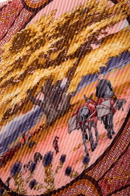 une image d'un tableau représentant un homme à cheval
