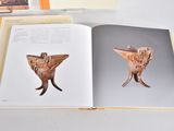 an open book with a picture of a bird on it
