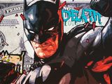 a drawing of a man in a batman costume holding a bat