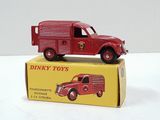 a toy truck that is sitting on top of a box