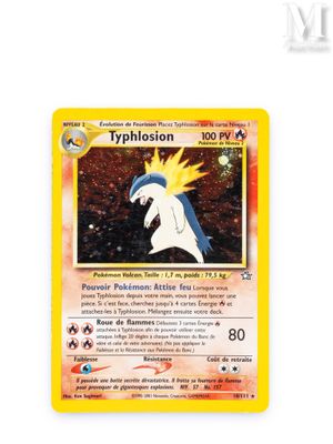 a close up of a pokemon card on a white surface