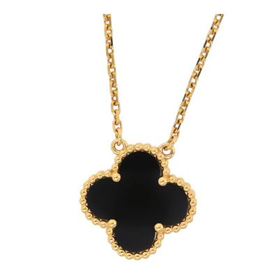 Marque : Van Cleef & Arpels Modèle : Vintage Alhambra Onyx