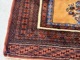 a close up of a rug on the floor