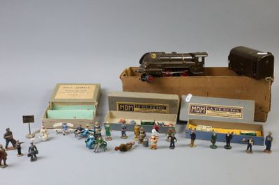 STARLUX et divers : Sujets de gares - chariots en plom… - Photo 1