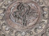 an image of a stone with a design on it