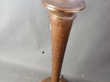 a lamp that is sitting on a table