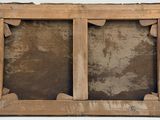 a picture of an old window with two panes of glass