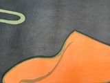 a blackboard with a drawing of a shoe and a pair of scissors