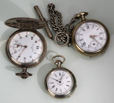 LIP, chronomètre en argent, poids brut : 91,3 g.