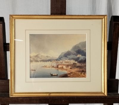une image d'une image d'une peinture sur un chevalet