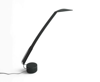 an image of a black lamp on a white background