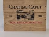 Caisse de vin « Château Cappett Saint-Emilio Grand Cru »