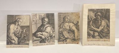 three old black and white pictures of a man and a woman