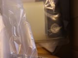 a bag of toilet paper in a box on a table