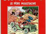 a red book cover with an image of a man driving a jeep