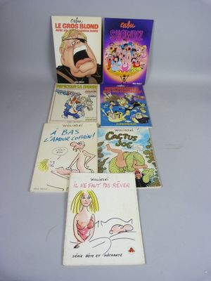 six livres pour enfants sont alignés sur une surface blanche