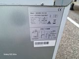 a label on the side of a refrigerator that is not in use