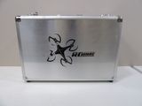 an image of a metal case with a logo on it