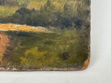 a picture of a painting on the wall of a room