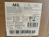 the back of a box with a label on it that says aeg