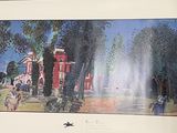 a picture of a painting on the wall of a building
