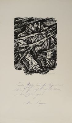un dessin en noir et blanc représentant un homme tenant un couteau