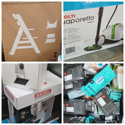 plusieurs photos de différents types d'aspirateurs dans un magasin