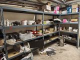 a room filled with lots of shelves and bins