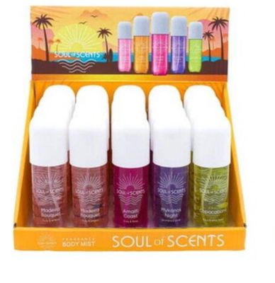 un présentoir contenant six couleurs différentes de gloss