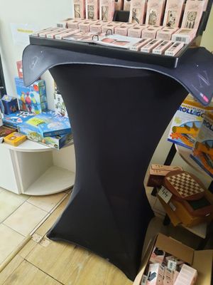 an image of a table with a lot of money on top of it