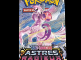 a close up of a bag of pokemon cards on a black background