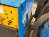 an image of a blue machine with a bunch of hoses in it