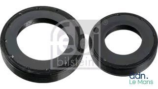 a pair of black rubber gaskeppers on a white background