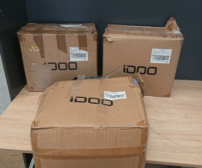 two boxes that are sitting on top of a table
