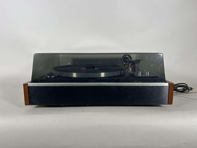 BSR McDonald. Platine vinyle en placage de bois et acier ... - 82806640