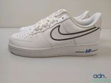 Nike Air Force 1 Low blanc / noir - bleu
