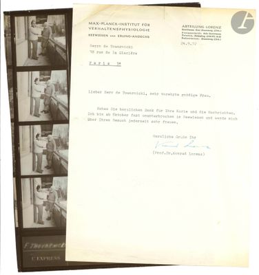 Konrad LORENZ (1903-1989) biologiste et zoologiste autrichie…