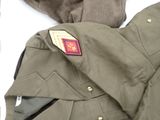 a uniform that is sitting on top of a table