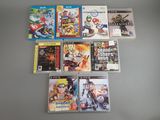 many video games on the table and on the table