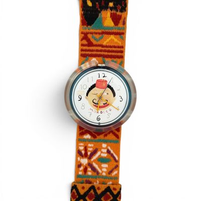 an image of a wrist watch with a cartoon character on it