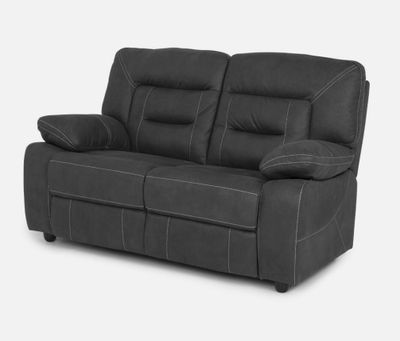 Canapé de relaxation manuel 2 places OVIEDO , en newnobuck g…